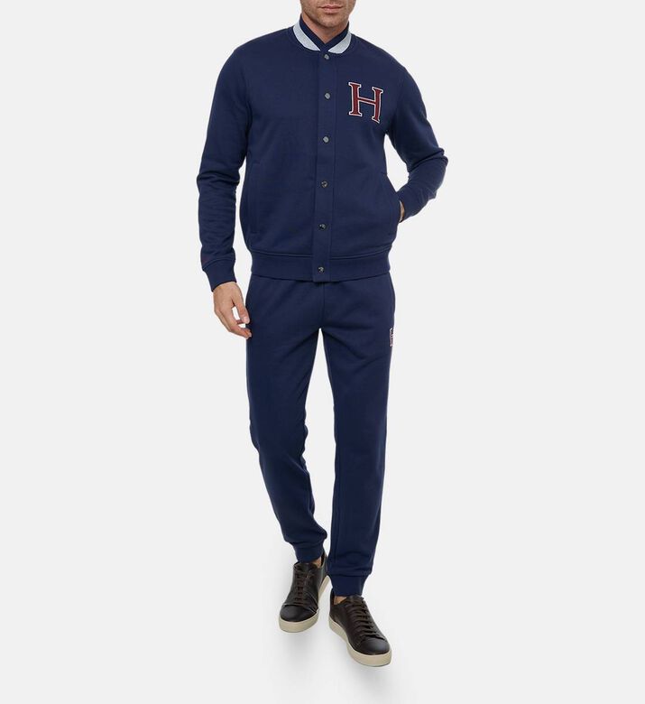 Hackett London Logo-embroidery Regular-fit Pants, Model View