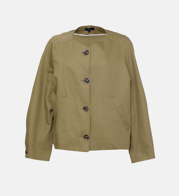 Damia Cotton Linen Short Jacket