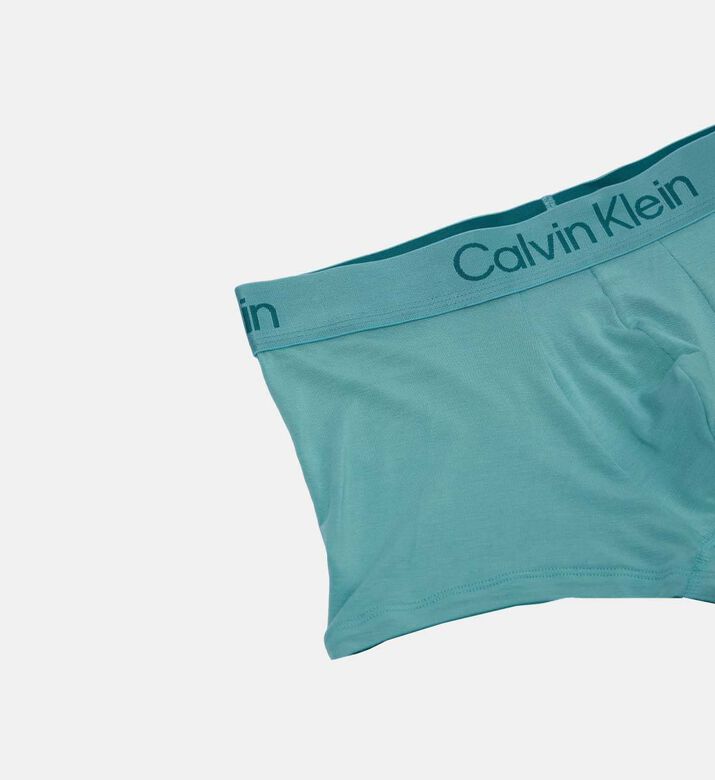 Calvin Klein Classic Logo-print 3-pack Trunks, Grey, S, Packshot View
