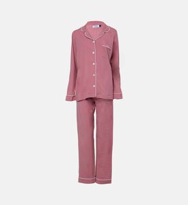 Vera Long-sleeve Shirt Pajama Set