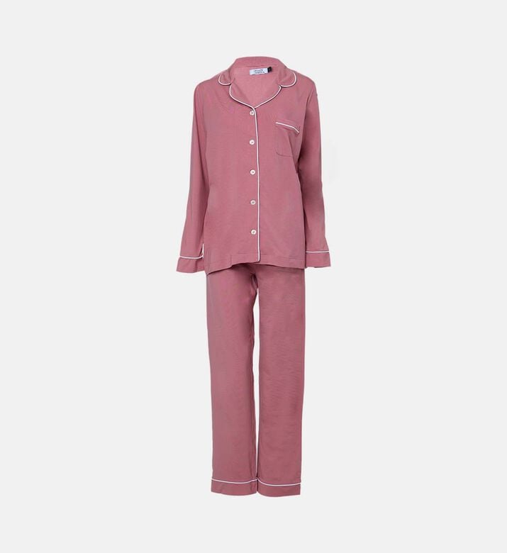 Vera Long-sleeve Shirt Pajama Set