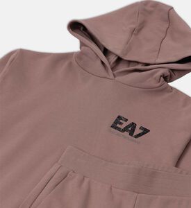 بدلة رياضية قطن بطبعة شعار