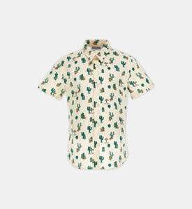 Junior Boy Cactus Logo Shirt