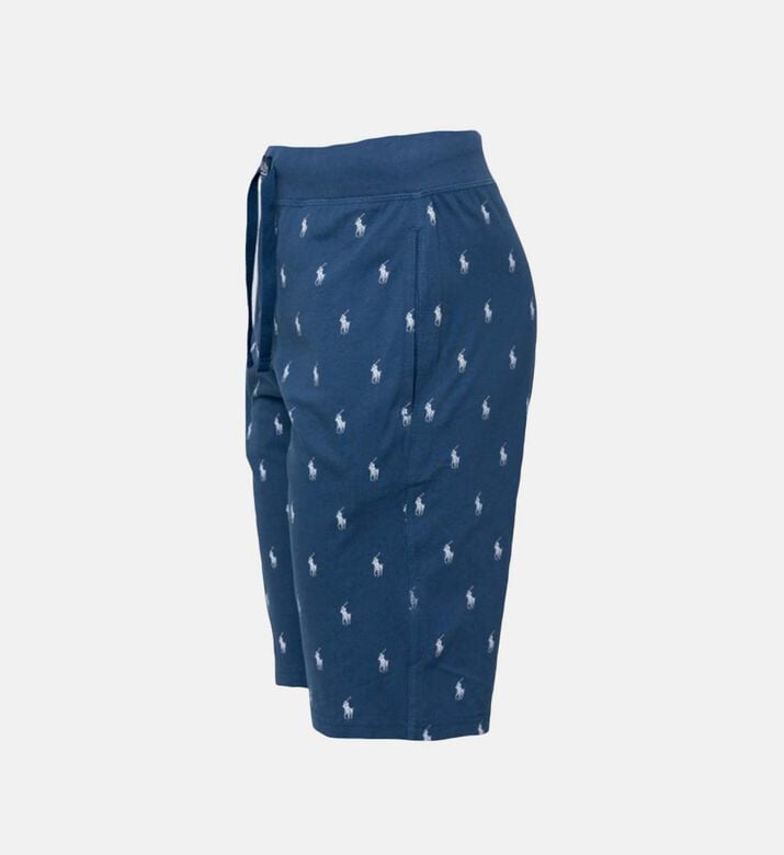 Jersey Printed Slim Sleep Shorts Jersey Printed Slim Sleep Shorts