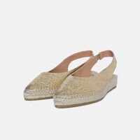 Silver Slingback Slippers