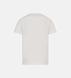 تيشيرت بطبعة شعار محبوك