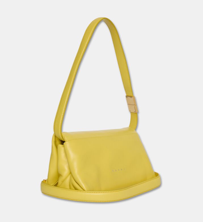 Marni Prisma Padded Crossbody Bag, Yellow, Packshot View