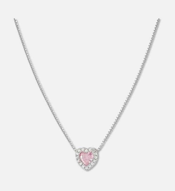 Nomination All My Love Triple Heart Pink Cubic Zirconia Silver Necklace, Packshot View