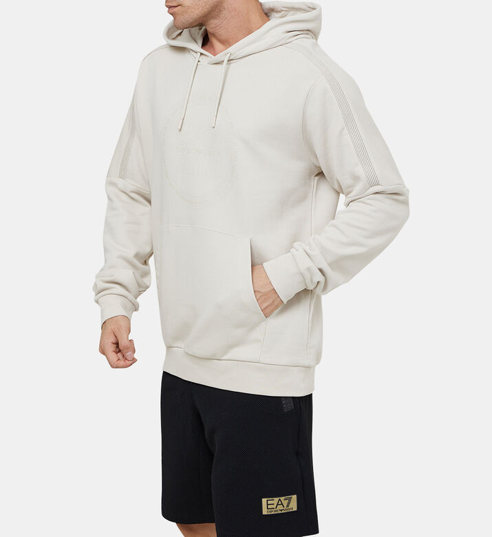 Cotton-blend Hooded Sweatshirt