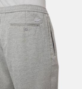 Lacoste Wide-leg Textured Trousers, Model View