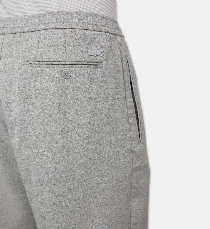 Lacoste Wide-leg Textured Trousers, Model View