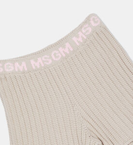 Cotton Logo Waistband Knit Short