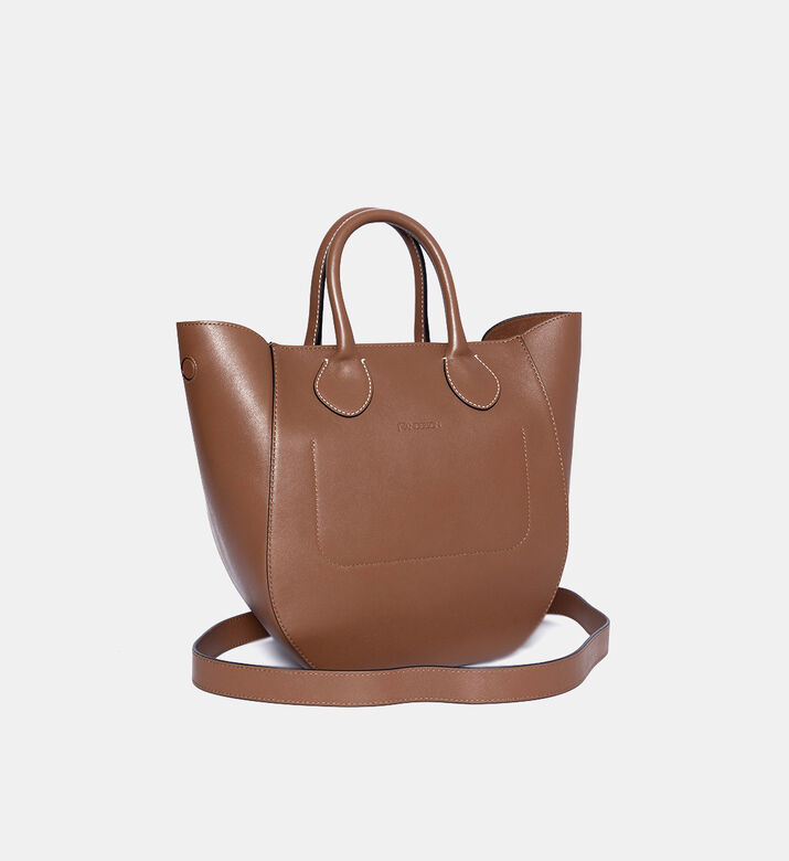 Small Punch Leather Tote Bag