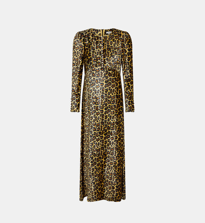 فستان بنقشة نمر