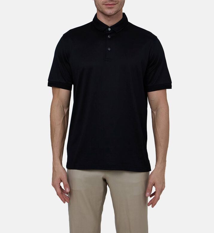 بولو بأكمام قصيرة معالج بميرسرة