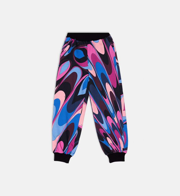 All-over Printed Cotton Trousers
