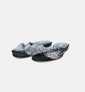 Crystals Open-toe Flat Heels