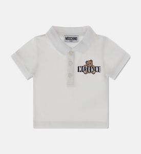 Moschino BKT Teddy Logo Graphic Polo Shirt, Packshot View