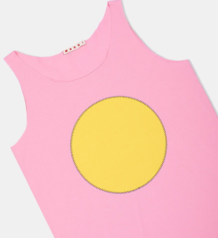 Junior Girl Circle-panel Tank Top Junior Girl Circle-panel Tank Top