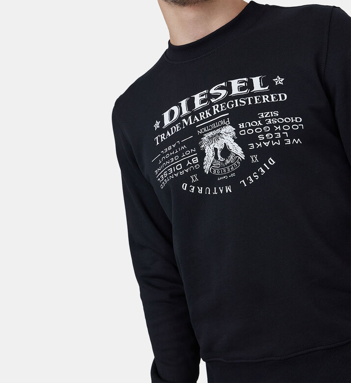 سويت شيرت قطن بطبعة لوغو