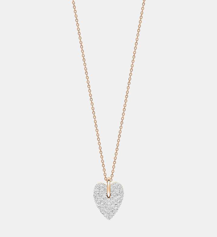 Angele Diamond Heart Necklace
