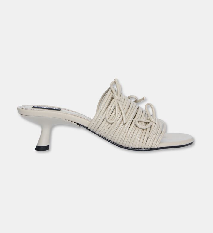 Alohas Viva Slip-on Sabot Mules, Cream, Eu-37, Packshot View