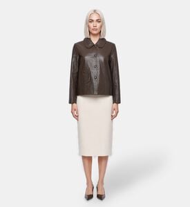 Ba&sh Milos Peter Pan Collar Jacket, Model View