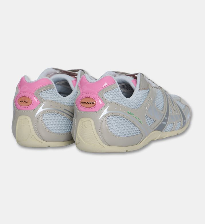 Marc Jacobs Mesh Suede Low-top Sneakers, Grey, Eu-38, Packshot View