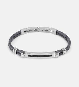 سوار جلد مزين بكريستال