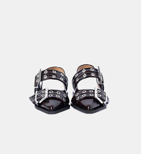 Buckle-detail Flat Shoes