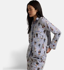 Polo by Ralph Lauren Bear-print Button Closure Pajama Set, Model View