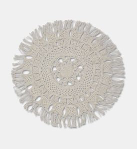 Home Deco and More Loopine Natural Cotton Macrame Chandelier, Packshot View