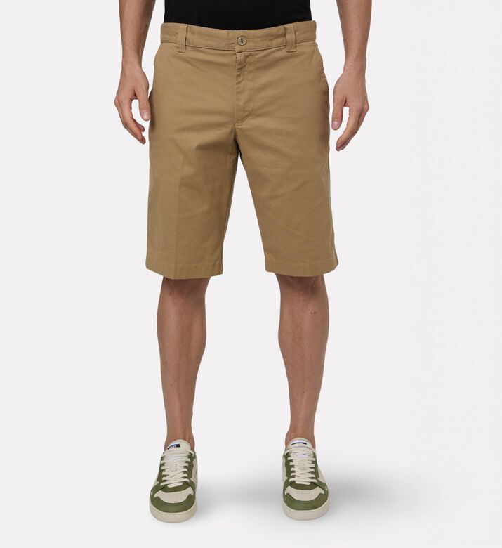 Diesel Mid-length Straight-leg Chino Shorts, Model View