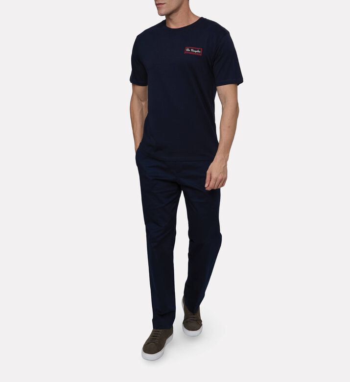 The Kooples Ts Prony, Navy, M, Model View