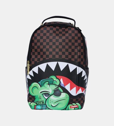 Sneakin Bear Check Backpack