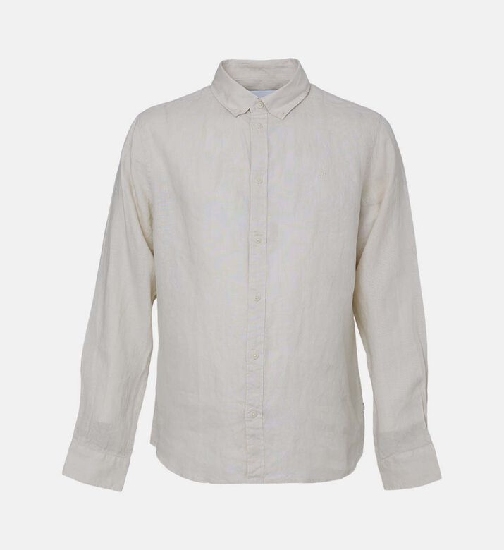 قميص كونار كتان طويل الأكمام