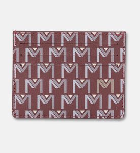 Maya.M All-over Logo-print Cardholder, Burgundy, Packshot View