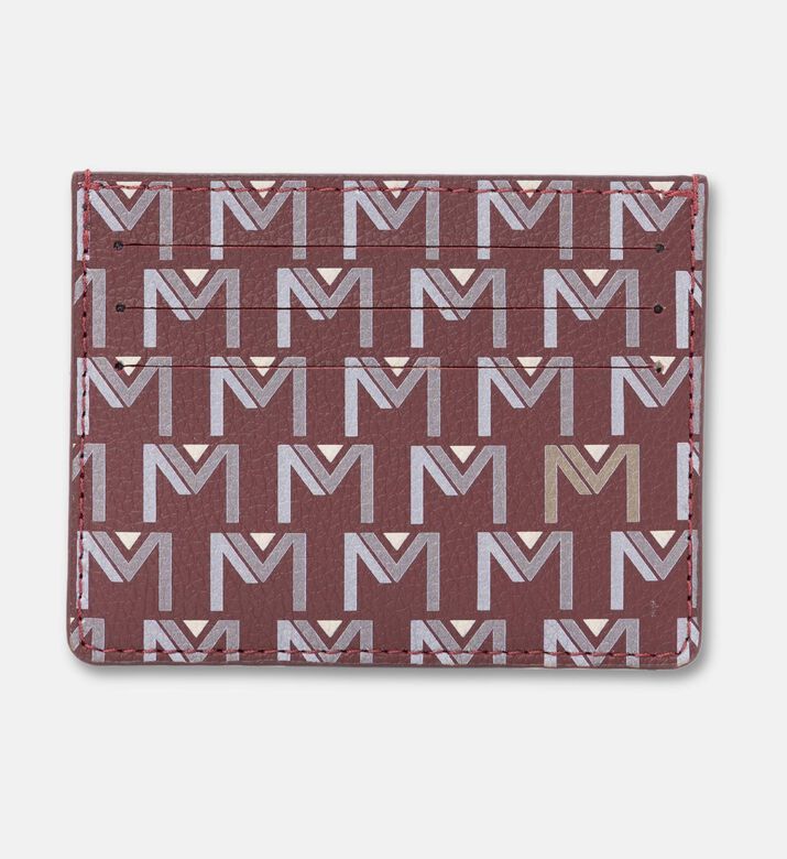 Maya.M All-over Logo-print Cardholder, Burgundy, Packshot View