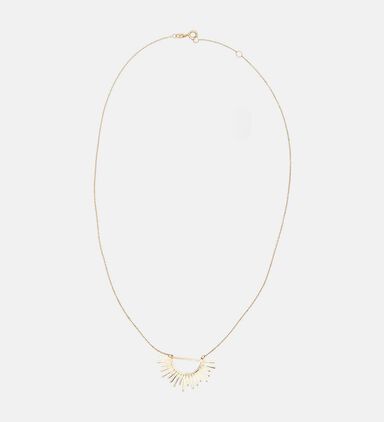 Half-sun Pendant Necklace