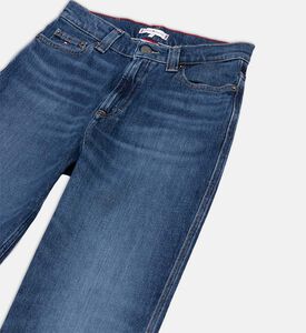 High-waisted Straight-leg Denim Pants