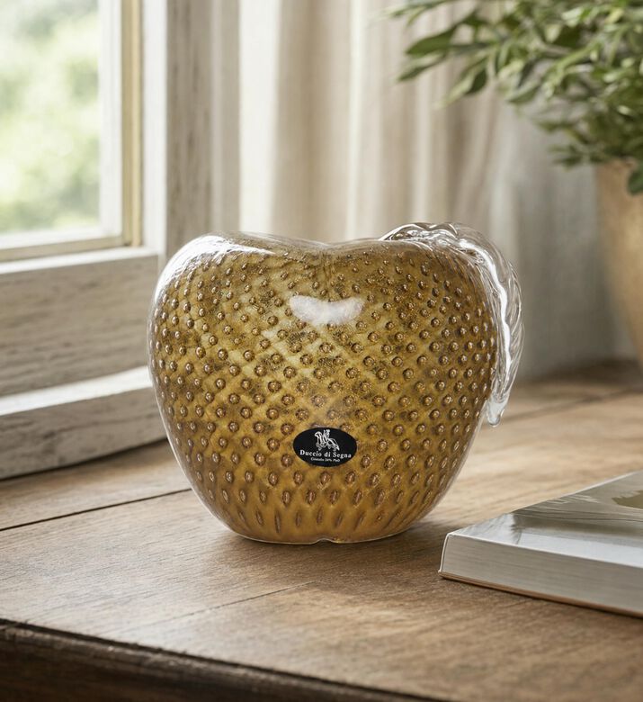 Duccio Di Segna Crystal Apple-shape Sculpture, Model View