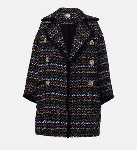 Tweed Double-breasted Coat