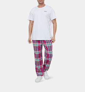 Checkered 2-piece Pajama Set