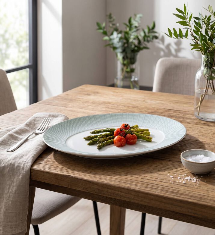 Vista Alegre Degrade Platinum Dinner Plate, Model View