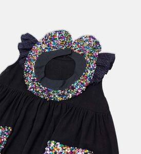 فستان كليمينتاين بقصاصات ورق ملونة للبنات