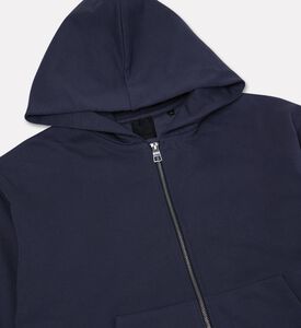 Givenchy Organic Fleece Patch Hooded Cardigan, Packshot View