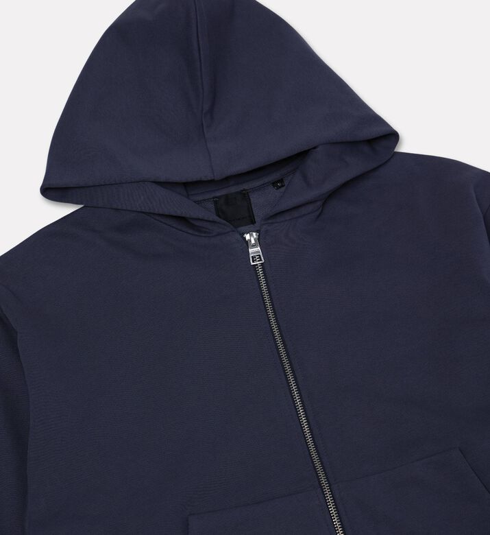 Givenchy Organic Fleece Patch Hooded Cardigan, Packshot View