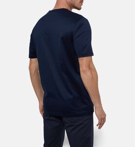 Corneliani Cotton Jersey T-shirt, Navy, 56, Model View
