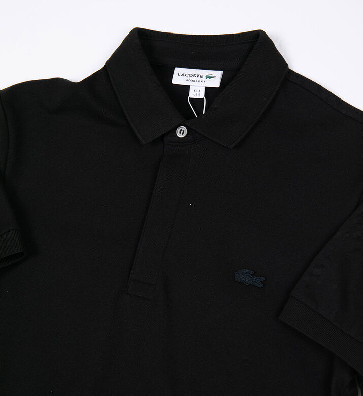 Cotton Ribbed-collar Polo Shirt