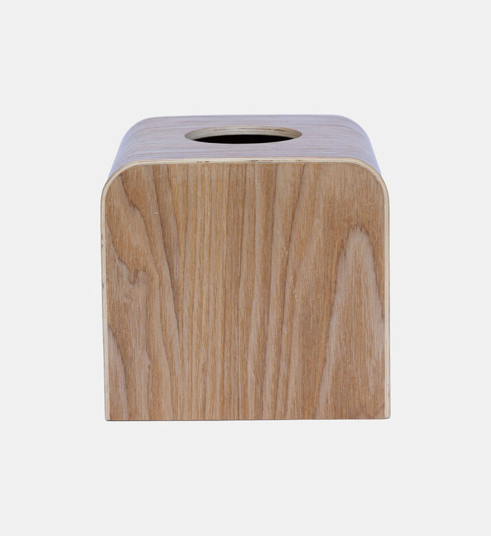 Wooden Square Tissue Holder